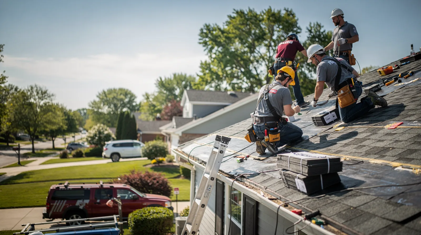 Roof Repair in Harristown, IL around you